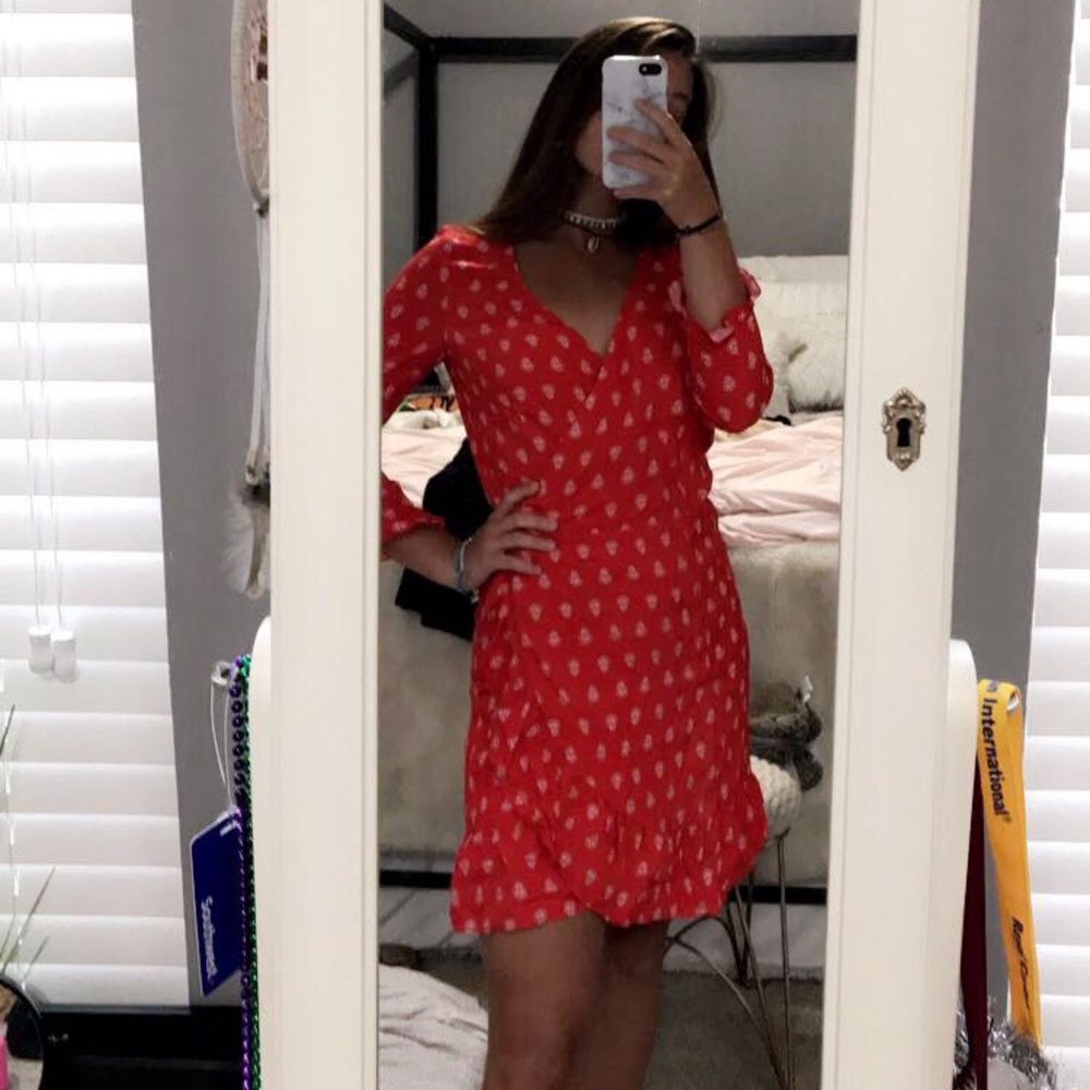 Wrap around dress